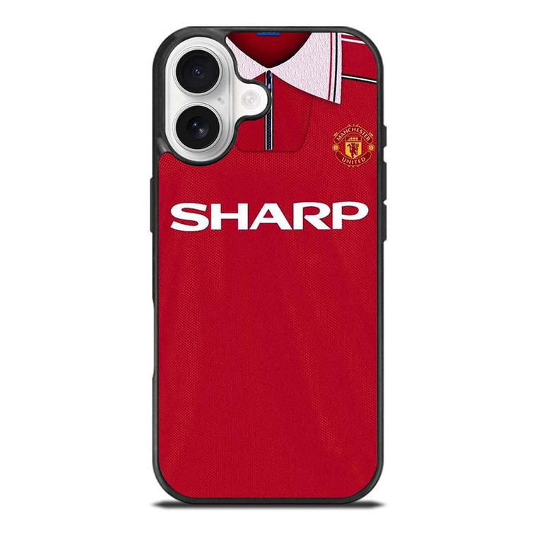 MANCHESTER UNITED FC CLASSIC JERSEY SHARP iPhone 17 Case Cover