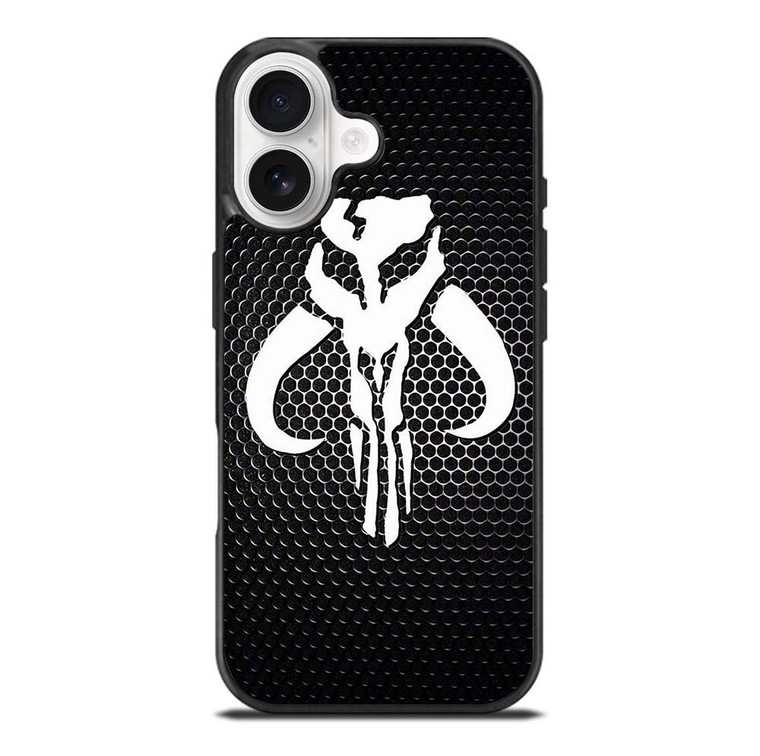 MANDALORIAN METAL CARBON LOGO iPhone 17 Case Cover