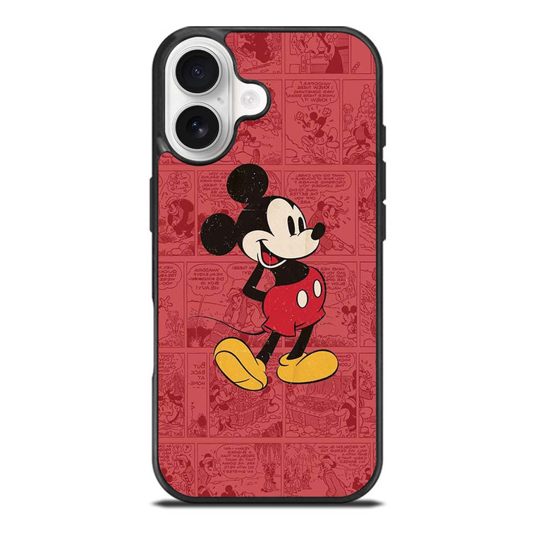 MICKEY MOUSE RETRO COMIC iPhone 17 Case Cover