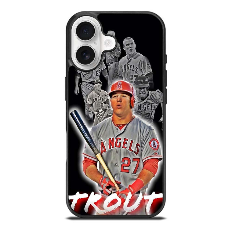 MIKE TROUT BASEBALL iPhone 17 Case Cover