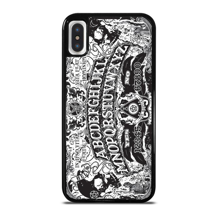 OUIJA BOARD BLACK AND WHITE iPhone X / XS Case Cover