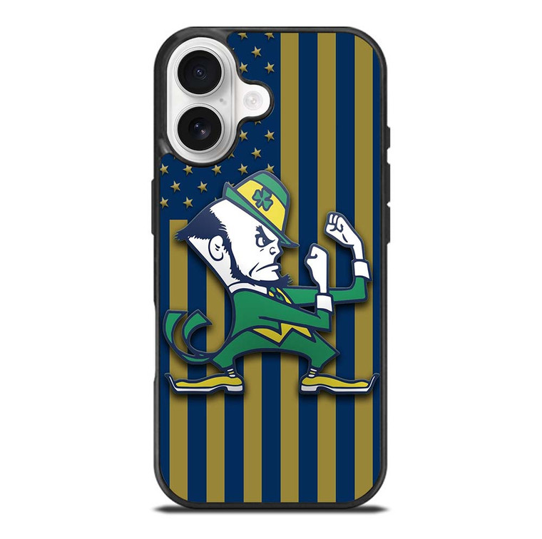 NOTRE DAME FIGHTING IRISH FLAG iPhone 17 Case Cover