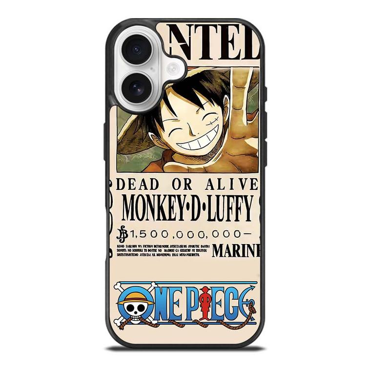 ONE PIECE LUFFY WANTED iPhone 17 Case Cover