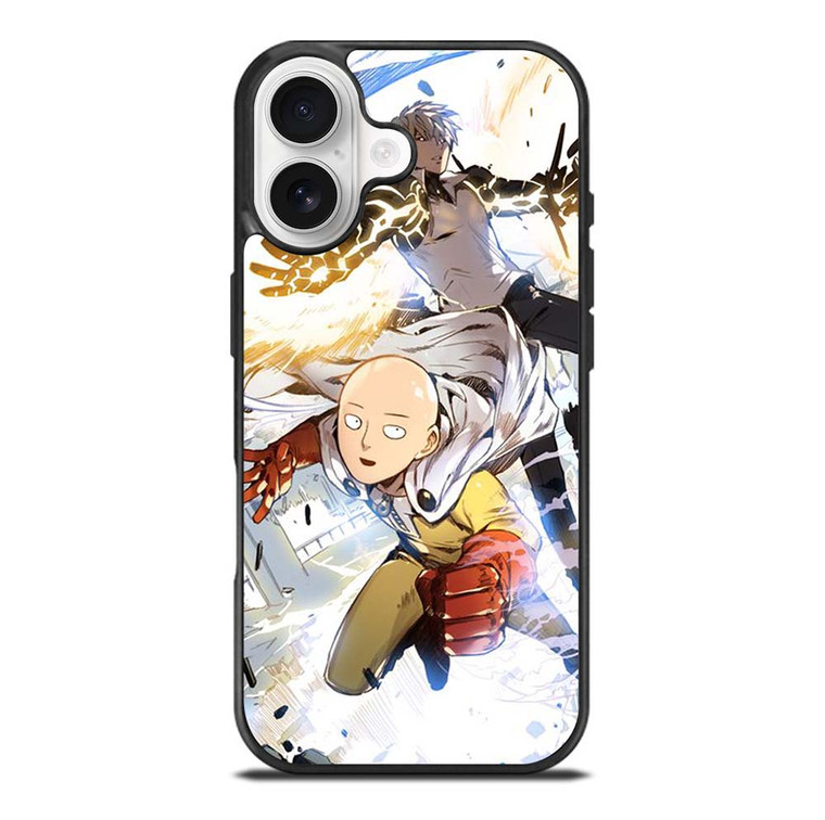 ONE PUNCH MAN SAITAMA AND GENOS iPhone 17 Case Cover