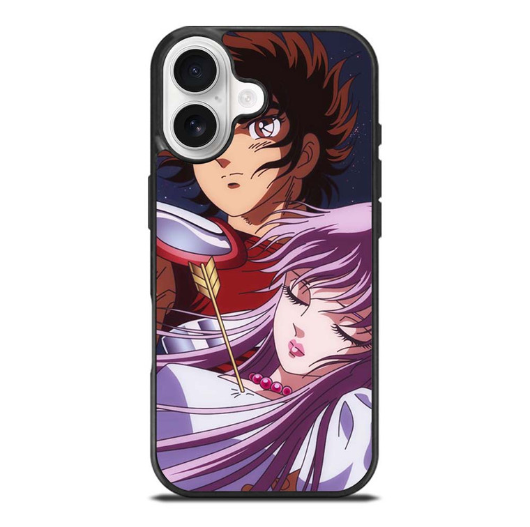 SAINT SEIYA AND PRINCESS iPhone 17 Case Cover