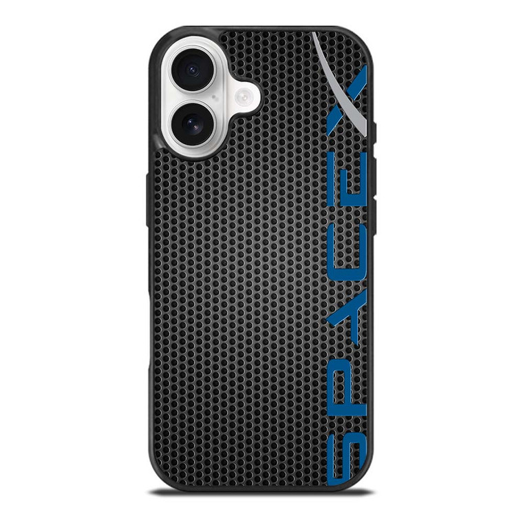SPACE X LOGO METAL iPhone 17 Case Cover