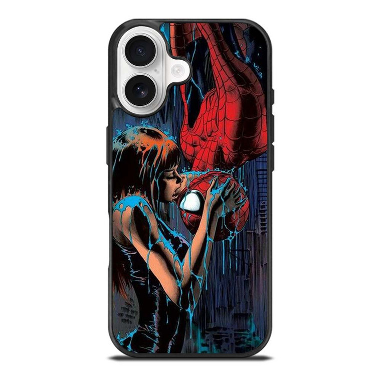 SPIDERMAN MARY JANE KISSING iPhone 17 Case Cover