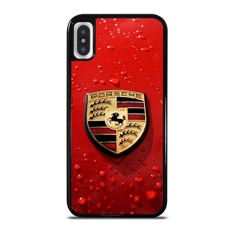 PORSCHE LOGO EMBLEM iPhone X / XS Case Cover