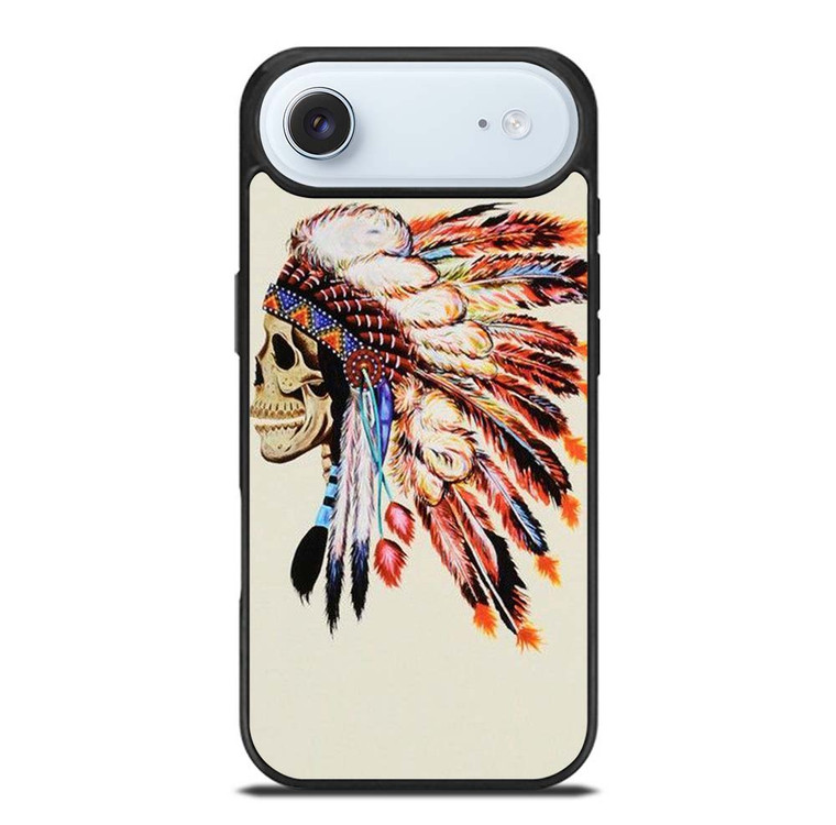 INDIAN FEATHER SKULL iPhone Air Case Cover