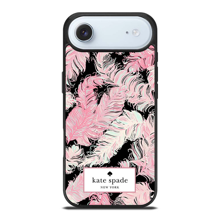 KATE SPADE NEW YORK LOGO PINK FEATHERS iPhone Air Case Cover