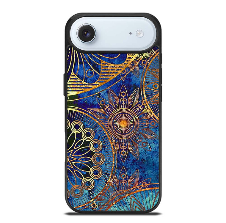 MANDELA BLUE GOLD PATTREN iPhone Air Case Cover