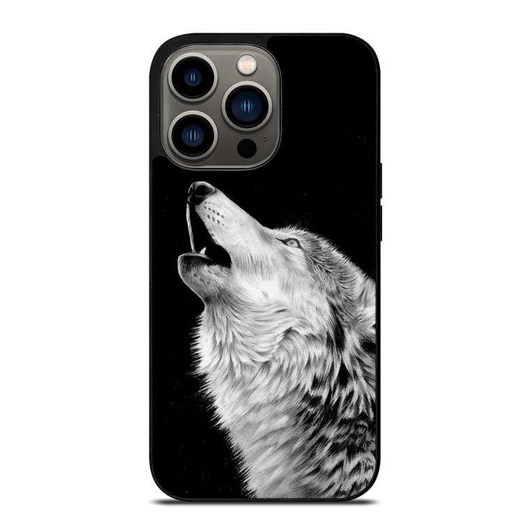 ROAR WHITE WOLF iPhone 13 Pro Case Cover