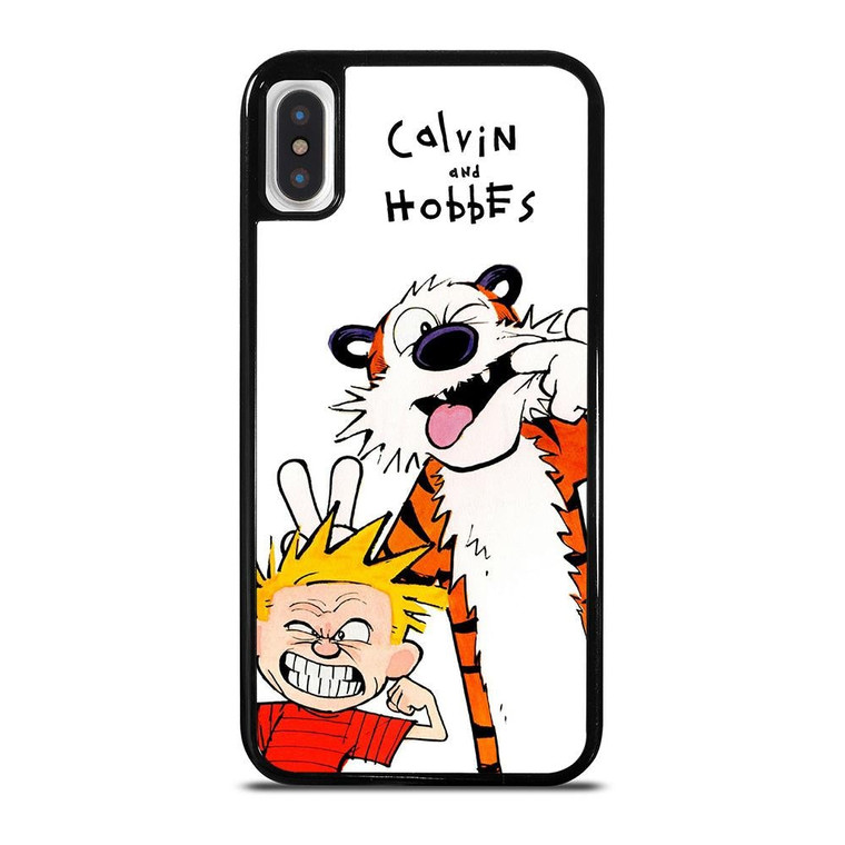 CALVIN AND HOBBES CARTOON : iPhone X / XS Case Cover