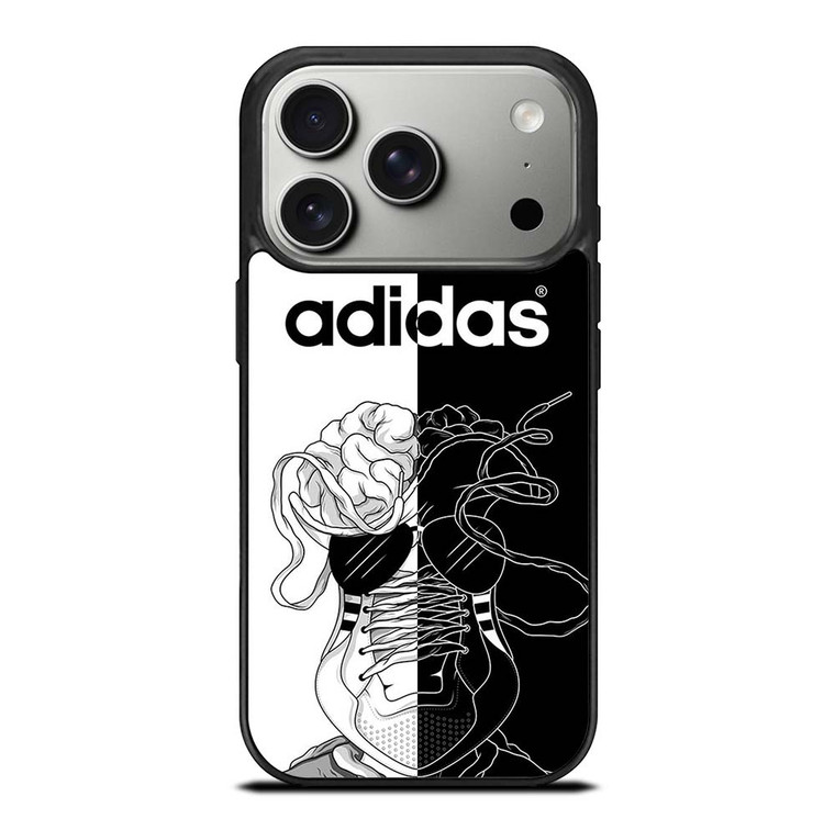 ADIDAS BLACK & WHITE iPhone 17 Pro Case Cover