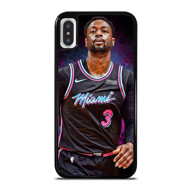 DWYANE WADE MIAMI HEAT NBA : iPhone X / XS Case Cover