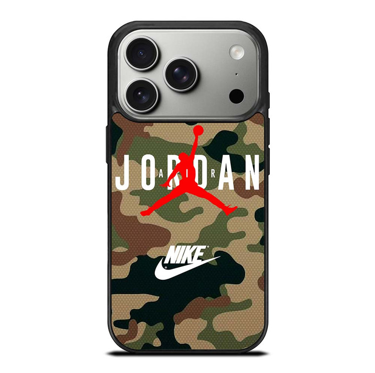 AIR JORDAN NIKE LOGO CAMO iPhone 17 Pro Case Cover