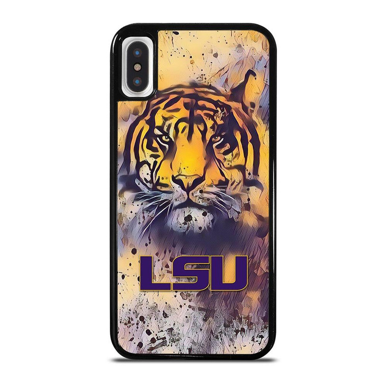 LSU TIGERS  ART LOGO : iPhone X / XS Case Cover