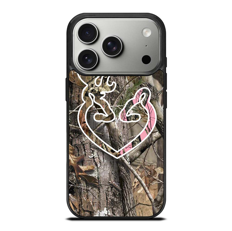 CAMO BROWNING LOVE iPhone 17 Pro Case Cover