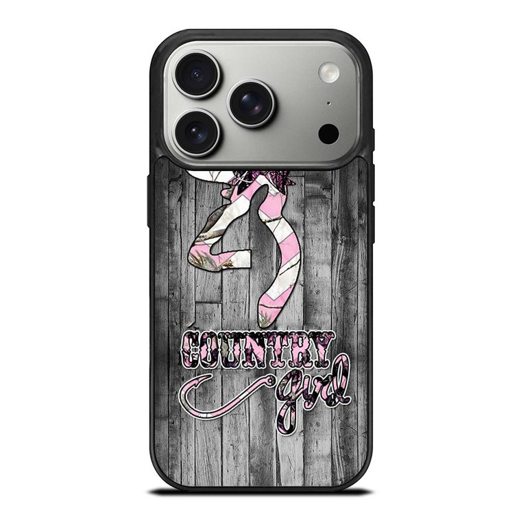 CAMO BROWNING PINK GIRL iPhone 17 Pro Case Cover