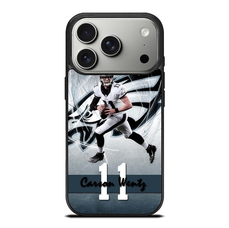 CARSON WENTZ 11 PHILADELPHIA EAGLES iPhone 17 Pro Case Cover