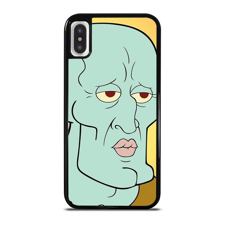 HANDSOME SQUIDWARD CARTOON iPhone X / XS Case Cover