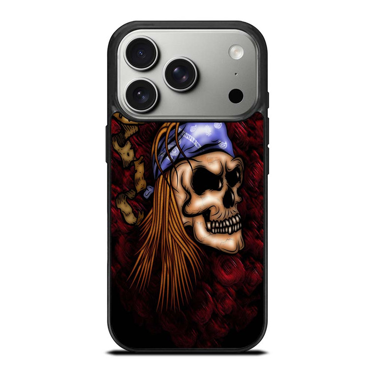 GUNS N ROSES AXL SKULL iPhone 17 Pro Case Cover