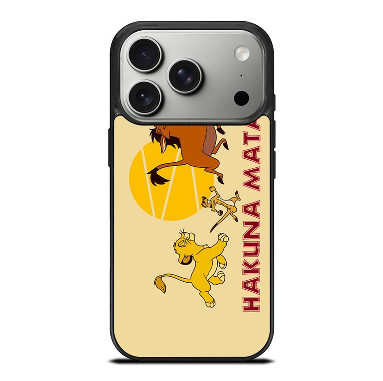 HAKUNA MATATA LION KING Disney iPhone 17 Pro Case Cover