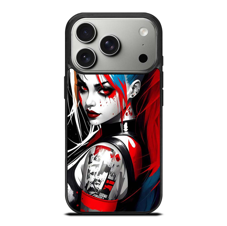 HARLEY QUINN DC ART iPhone 17 Pro Case Cover