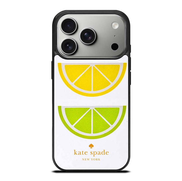 KATE SPADE NEW YORK LOGO COLORFUL LEMON ICON iPhone 17 Pro Case Cover