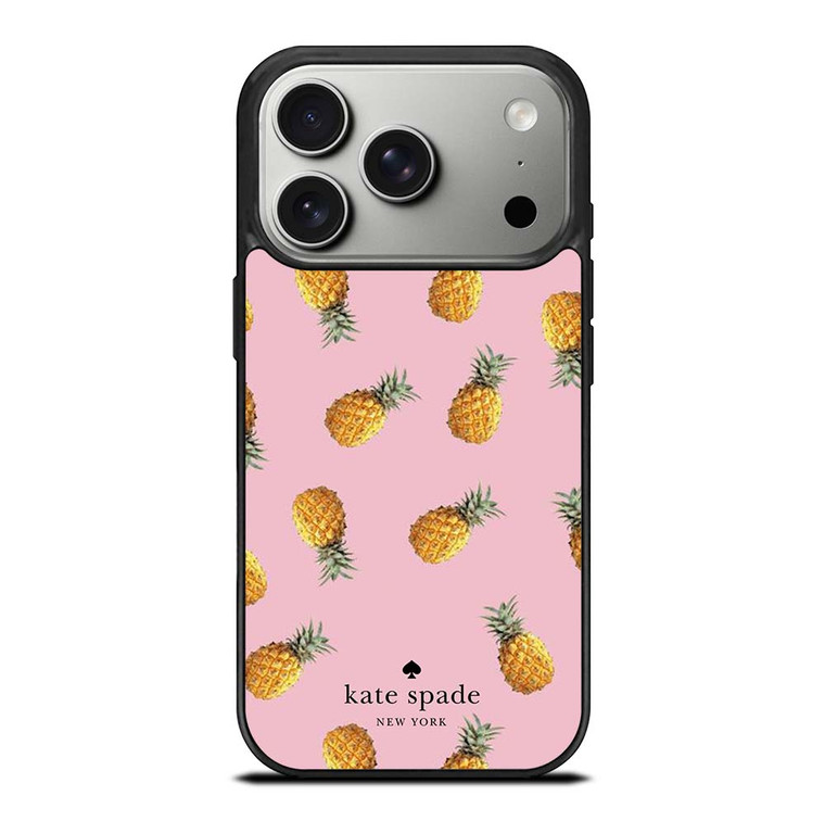 KATE SPADE NEW YORK LOGO PINEAPPLES iPhone 17 Pro Case Cover