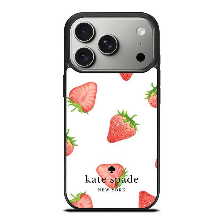KATE SPADE NEW YORK LOGO STRAWBERRY ICON iPhone 17 Pro Case Cover