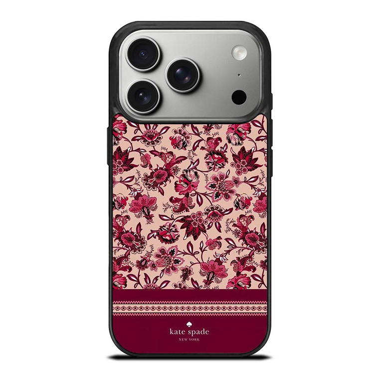 KATE SPADE NEW YORK RED FLORAL iPhone 17 Pro Case Cover