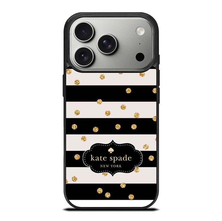 KATE SPADE NEW YORK STRIP POLKADOTS iPhone 17 Pro Case Cover