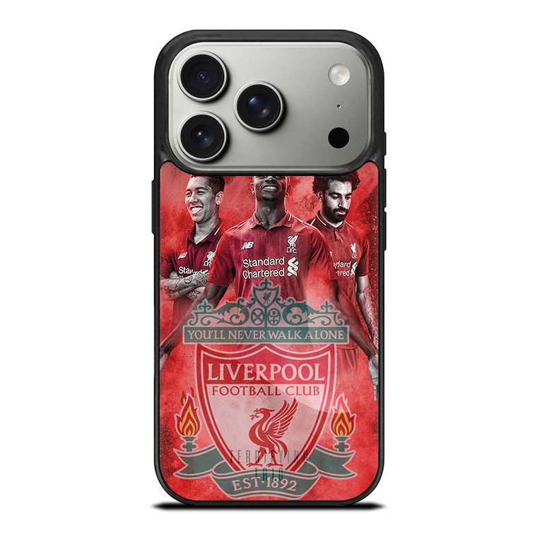 LIVERPOOL FC TRIO FIRMINO MANE SALAH iPhone 17 Pro Case Cover