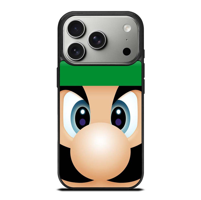 LUIGI SUPER MARIO FACE iPhone 17 Pro Case Cover
