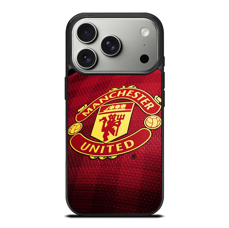 MANCHESTER UNITED LOGO JERSEY iPhone 17 Pro Case Cover