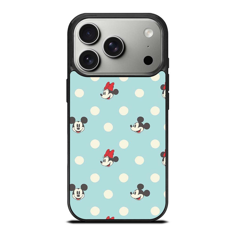MICKEY AND MINNIE MOUSE DISNEY POLKADOTS iPhone 17 Pro Case Cover