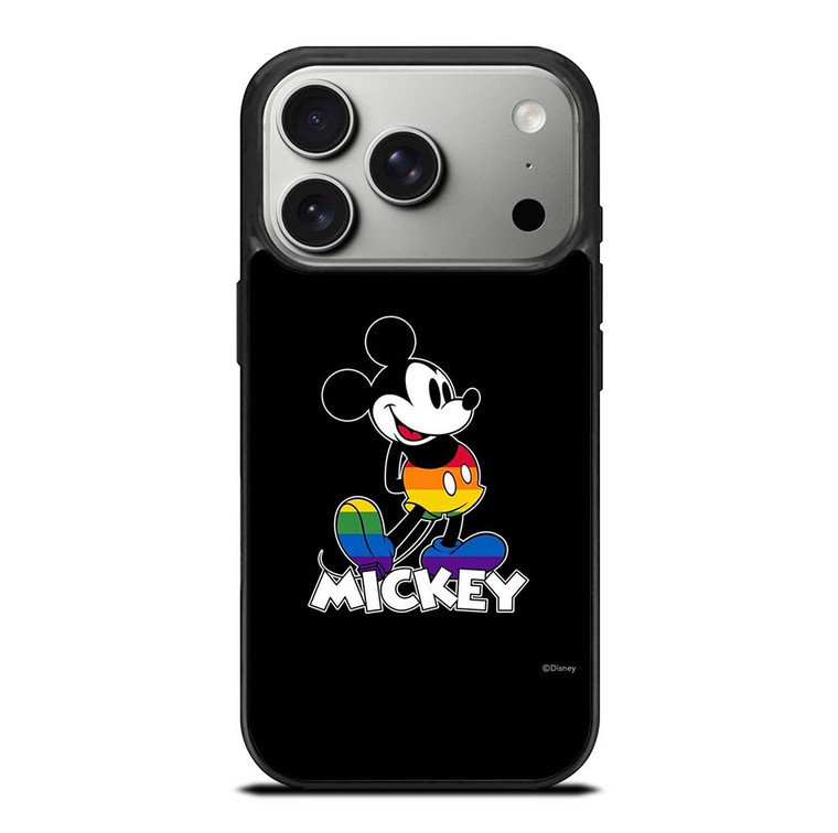 MICKEY MOUSE CARTOON BLACK DISNEY iPhone 17 Pro Case Cover