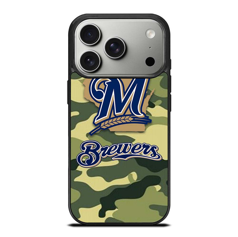 MILWAUKEE BREWERS CAMO LOGO iPhone 17 Pro Case Cover
