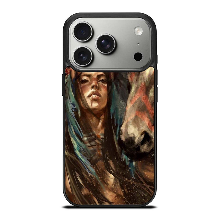 NATIVE AMERICAN PEOPLE ART iPhone 17 Pro Case Cover