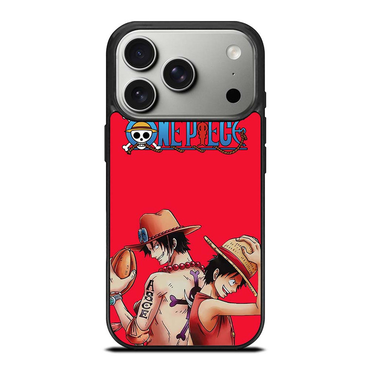 ONE PIECE LUFFY AND ACE iPhone 17 Pro Case Cover