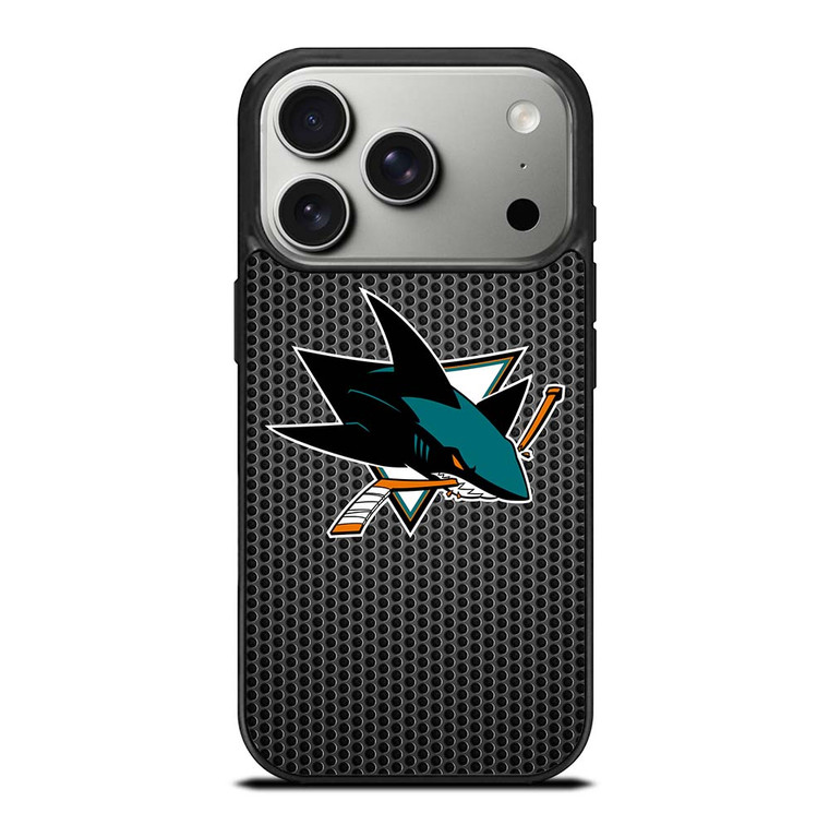 SAN JOSE SHARKS METAL iPhone 17 Pro Case Cover