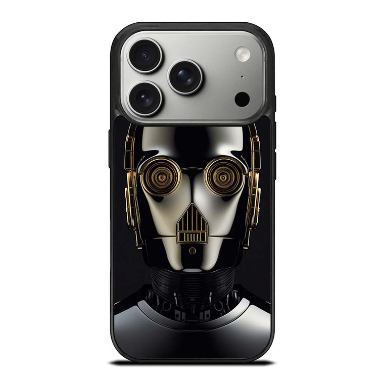 STAR WARS DROID C-3PO FACE iPhone 17 Pro Case Cover
