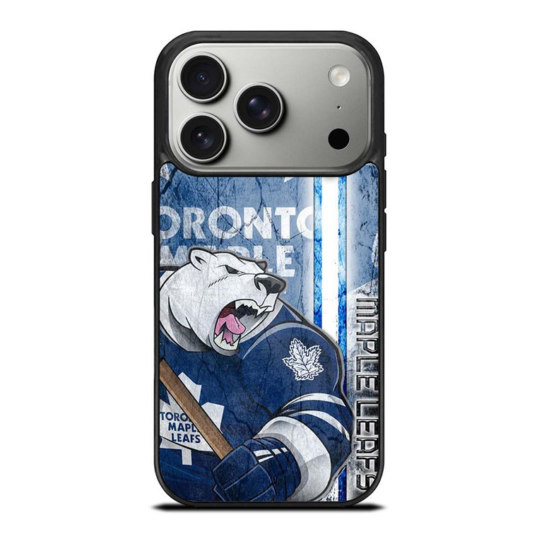 TORONTO MAPLE LEAFS LOGO BEAR MASCOT iPhone 17 Pro Case Cover