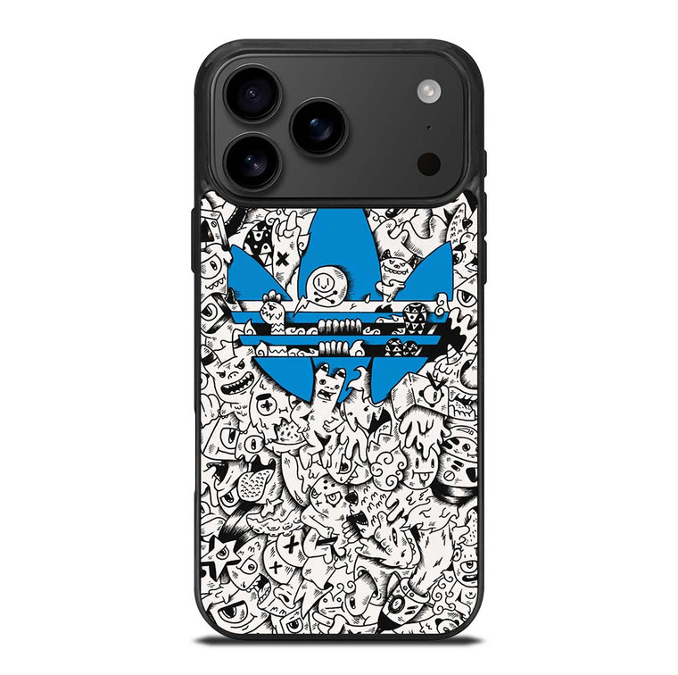 ADIDAS DOODLE DESIGN iPhone 17 Pro Max Case Cover