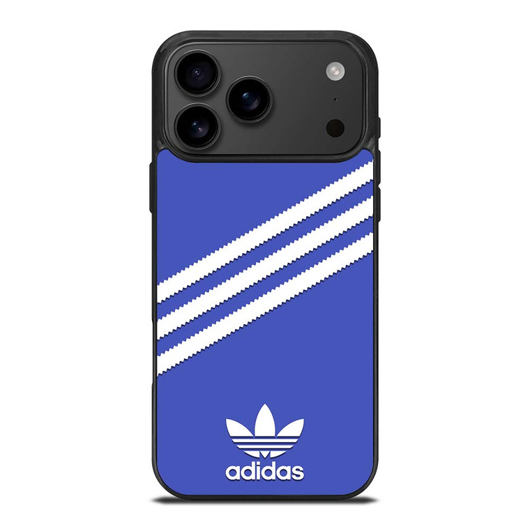 ADIDAS ORIGINALS STRIPES ROYAL BLUE iPhone 17 Pro Max Case Cover