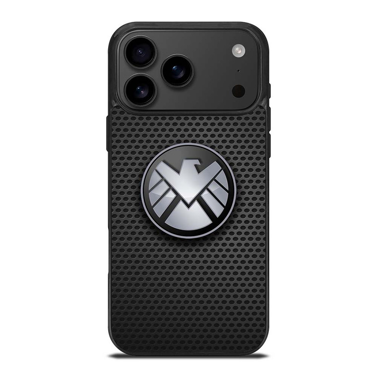 AGENTS OF SHIELD MARVEL LOGO METAL iPhone 17 Pro Max Case Cover