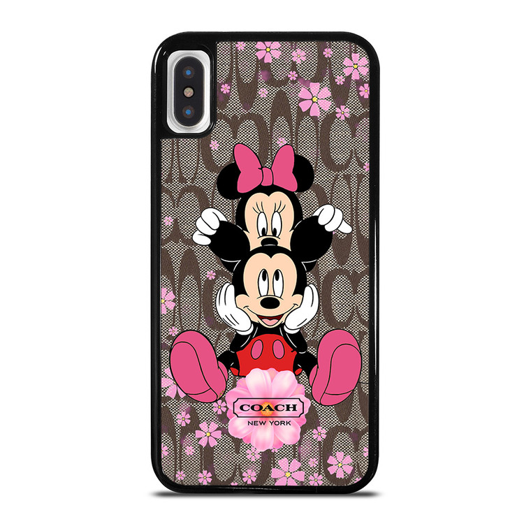 COACH MICKEY and MINNIE MOUSE iPhone X / XS Case Cover