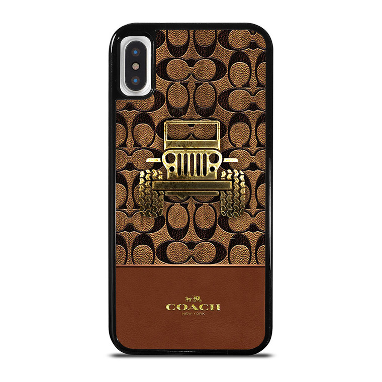 COACH NEW YORK JEEP iPhone X / XS Case Cover