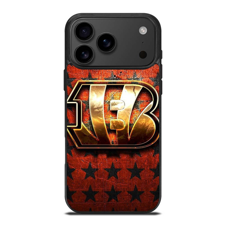 CINCINNATI BENGALS FOOTBALL TEAM LOGO iPhone 17 Pro Max Case Cover
